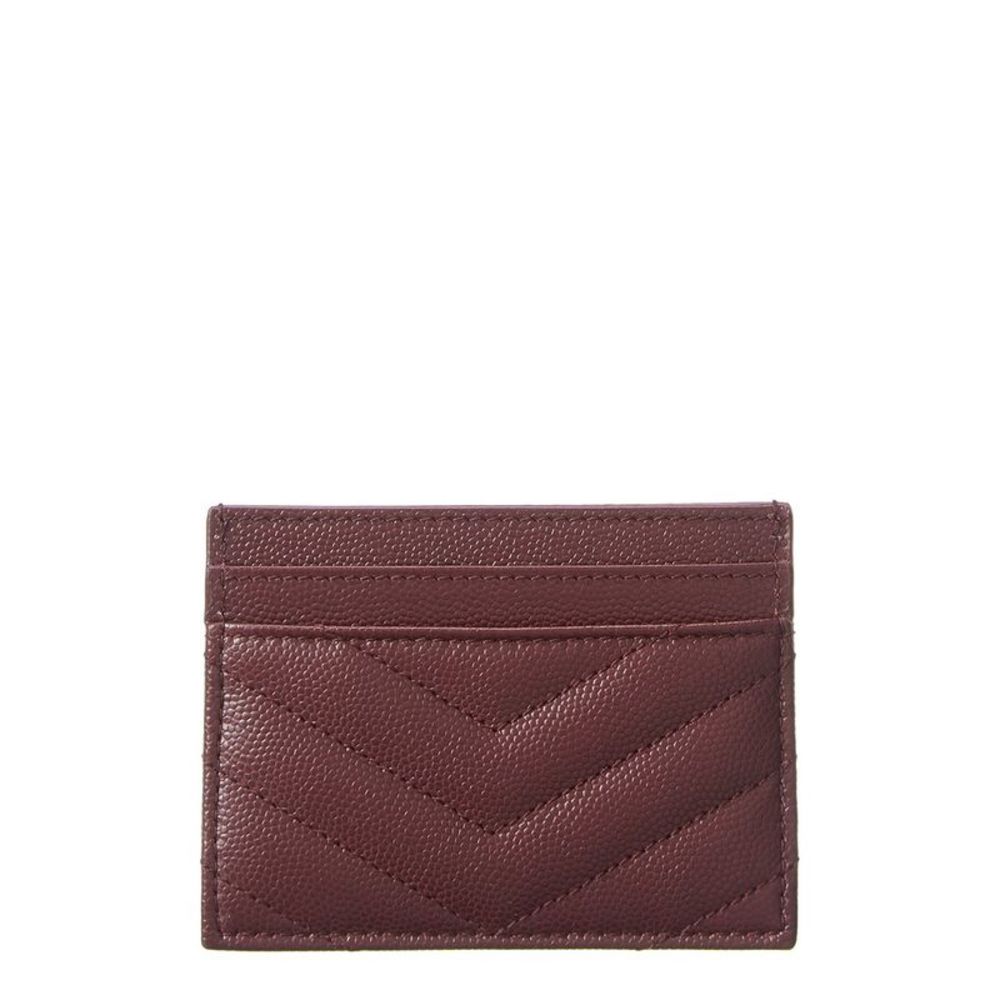 Saint Laurent Monogram Matelasse Leather Card Holder - Picture 2 of 3
